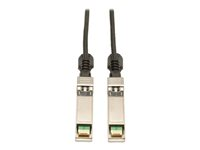 Tripp Lite 5M SFP+ 10Gbase-CU Twinax Passive Copper Cable SFP-H10GB-CU5M Compatible Black 16ft 16' - Câble à attache directe - SFP+ (M) pour SFP+ (M) - 5 m - twinaxial - noir N280-05M-BK