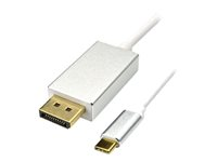 MCL Samar - Câble USB / DisplayPort - USB-C (M) pour DisplayPort (M) - USB 3.1 - 1.8 m MC923-1C/DP-1.8M