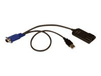 Avocent AMIQ USB - Rallonge KVM - USB de type A 4 broches, 15 broches HD D-Sub (HD-15) / RJ-45 - pour AMX 5000, 5010, 5110, 5120 AMIQ-USB