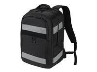 DICOTA Reflective - Sac à dos - 600D RPET, polyuréthane thermoplastique (TPU) de première qualité - noir P20471-06