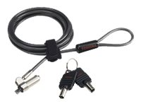 Toshiba Ultra slim cable lock - Câble de sécurité - noir, gris foncé - 2 m - pour Dynabook Toshiba Satellite Pro A50, R50; Toshiba Tecra A40, A50; Satellite Pro R50 PA5288U-1KCL