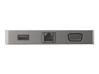 StarTech.com Adaptateur multiport AV numérique avec sorties vidéo HDMI et VGA - PD 3.0 95 W (DKT30CHVGPD) - Station d'accueil - USB-C - VGA, HDMI - 1GbE DKT30CHVGPD