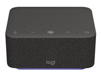 Logitech Logi Dock pour les équipes - Station d'accueil - USB-C - HDMI, DP - Bluetooth - pour Tap pour les équipes Microsoft Large 986-000020