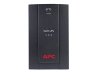 APC Back-UPS 500CI - Onduleur - CA 230 V - 300 Watt - 500 VA - connecteurs de sortie : 3 - noir BX500CI