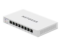 NETGEAR Smart GC108PP - Commutateur - L3 Lite - intelligent - 8 x 10/100/1000 (PoE+) - de bureau, fixation murale - PoE+ (126 W) GC108PP-100PES