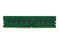 Dataram Value Memory - DDR4 - module - 4 Go - DIMM 288 broches - 2400 MHz / PC4-19200 - CL17 - 1.2 V - mémoire sans tampon - ECC DVM24E1T8/4G