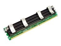 Transcend - DDR2 - module - 4 Go - FB-DIMM 240-pin - 667 MHz / PC2-5300 - CL5 - 1.8 V - Pleinement mémorisé - ECC TS512MFB72V6U-T