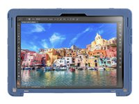 Griffin Survivor Slim - Boîtier de protection pour tablette - robuste - silicone, PET, TPE, polycarbonate co-moulé - bleu cobalt - pour Microsoft Surface Pro 4 GB43610