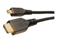Tripp Lite 6ft HDMI to Micro HDMI Cable wit Ethernet Digital Video / Audio Adapter Converter M/M 6' - HDMI avec câble Ethernet - HDMI (M) pour HDMI micro (M) - 1.8 m - blindé - noir P570-006-MICRO