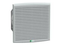 Schneider ClimaSys - Intégration d'un évent de rack - avec grille de sortie et filtre G2, 850 m³/h, IP54 - CA 230 V - gris, RAL 7035 NSYCVF850M230PF