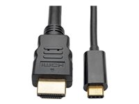 Tripp Lite USB C to HDMI Adapter Cable Converter UHD Ultra High Definition 4K x 2K @ 30Hz M/M USB Type C, USB-C, USB Type-C 16ft 16' - Adaptateur vidéo externe - USB-C 3.1 - HDMI - noir U444-016-H