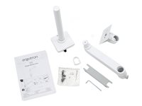 Ergotron Bras pour écran NX - Kit de montage (poteau, pivot, base, ensemble de bras, matériel de fixation) - pour moniteur - blanc - Taille d'écran : jusqu'à 34 pouces - montrable sur bureau 45-669-216