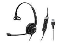 Sennheiser Circle SC 230 USB CTRL II - Micro-casque - sur-oreille - filaire - Suppresseur de bruit actif - USB - noir 506480