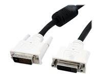 StarTech.com Cable d'extension DVI-D Dual Link de 4,6 m - Cable DVI male vers femelle avec resolution maximale de 2560 x 1600 - Rallonge de câble DVI - liaison double - DVI-D (M) pour DVI-D (F) - 4.6 m - noir - pour P/N: CDP2DVIMM2MB, DP2DVI2MM3, DP2DVI2MM6, DP2DVIMM6BS, DP2DVIMM6X10, DVIDDMMBA6, HDDVIMM3 DVIDDMF15