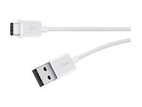 Belkin MIXIT - Câble USB - USB (M) pour USB-C (M) - USB 2.0 - 1.83 m - connecteur C réversible - blanc F2CU032BT06-WHT