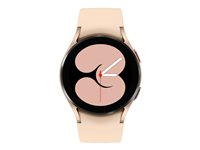 Samsung Galaxy Watch4 - 40 mm - or rosé - montre intelligente avec bande sport - rose - affichage 1.19" - 16 Go - NFC, Wi-Fi, Bluetooth - 4G - 25.9 g SM-R865FZDAXEF