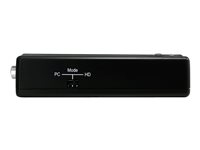 StarTech.com Convertisseur composite et S-vidéo vers HDMI avec audio - Convertisseur vidéo - vidéo composite, S-video - HDMI - noir VID2HDCON