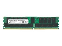 Micron - DDR4 - module - 32 Go - DIMM 288 broches - 3200 MHz / PC4-25600 - CL22 - 1.2 V - mémoire enregistré - ECC MTA36ASF4G72PZ-3G2R1R