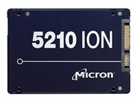 Micron 5210 ION - SSD - 3.84 To - interne - 2.5" - SATA 6Gb/s MTFDDAK3T8QDE-2AV1ZABYY
