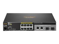 HPE Aruba 2530-8-PoE+ - Commutateur - Géré - 8 x 10/100 + 2 x Gigabit SFP + 2 x 10/100/1000 - de bureau, Montable sur rack, fixation murale - PoE+ J9780A