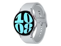 Samsung Galaxy Watch6 - 44 mm - montre intelligente avec bande sport - argent - taille du bracelet : M/L - affichage 1.5" - 16 Go - NFC, Wi-Fi, Bluetooth - 33.3 g - argent SM-R940NZSAXEF