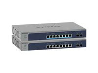 NETGEAR Smart MS510TXM - Commutateur - L3 Lite - intelligent - 4 x 100/1000/2.5G + 4 x 1/2.5/5/10GBase-T + 2 x SFP+ 10 Go (liaison montante) - de bureau, Montable sur rack MS510TXM-100EUS