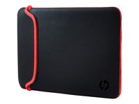HP Notebook Sleeve - Housse d'ordinateur portable - 15.6" - noir, rouge - pour HP 15; ENVY 13; ENVY x360; Pavilion 15; Pavilion Gaming 15; Pavilion x360; Spectre x360 V5C30AA#ABB