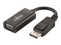 Fujitsu - Adaptateur DisplayPort - DisplayPort (M) pour HD-15 (VGA) (F) - 18.8 cm - noir - pour Celsius H7510, J5010, W5010, W5011; ESPRIMO D7010, D7011, D9010, D9011, G9010, K5010/24 S26391-F6055-L280
