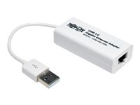 Tripp Lite USB 2.0 Hi-Speed to Gigabit Ethernet NIC Network Adapter White - Adaptateur réseau - USB 2.0 - Gigabit Ethernet x 1 - blanc U236-000-GBW