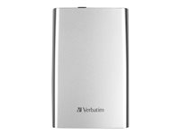 Verbatim Store 'n' Go Portable - Disque dur - 2 To - externe (portable) - USB 3.0 - 5400 tours/min - argent 53189