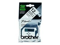 Brother M-K231SBZ - Noir sur blanc - Rouleau (1,2 cm x 4 m) 1 cassette(s) blister - bande non plastifiée - pour P-Touch PT-55, PT-65, PT-75, PT-80, PT-85, PT-BB4, PT-M95 MK231SBZ