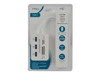 MCL Samar - Lecteur de carte (MS, MMC, SD, MS PRO Duo, microSD, MS Micro) - USB-C USB3C-M103C/W