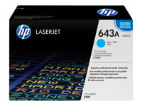 HP 643A - Cyan - original - LaserJet - cartouche de toner (Q5951A) - pour Color LaserJet 4700, 4700dn, 4700dtn, 4700n, 4700ph+ Q5951A