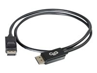 C2G 1m DisplayPort Cable with Latches 8K UHD M/M - 4K - Black - Câble DisplayPort - DisplayPort (M) pour DisplayPort (M) - 1 m - verrouillé - noir 84400
