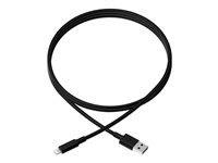 Tripp Lite Câble de chargement / synchronisation Lightning vers USB - Noir - Câble de données /d'alimentation - USB (M) pour Lightning (M) - 1.83 m - noir M100-006-BK