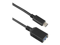 Targus - Câble d'extension USB - USB-C (M) pour USB type A (F) - USB 3.1 Gen 1 - 3 A - 15 cm - connecteur C réversible, support 4K - noir ACC923EUX