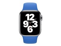 Apple - Bracelet pour montre intelligente - taille Regular - bleu capri - pour Watch (38 mm, 40 mm, 41 mm) MJK23ZM/A