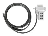 Targus DEFCON Ultimate - Câble de sécurité - sérialisé universel - argent - 2 m ASP96GL-S