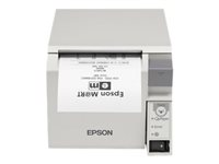 Epson TM T70II - Imprimante de reçus - thermique en ligne - Rouleau (7,95 cm) - 180 x 180 ppp - jusqu'à 250 mm/sec - USB 2.0, Wi-Fi(n) - blanc C31CD38023A2