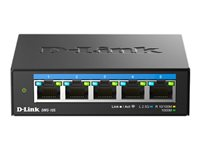 D-Link DMS 105 - Commutateur - non géré - 5 x 10/100/1000/2.5G - de bureau, fixation murale DMS-105/E