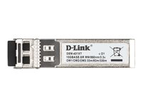 D-Link DEM 431XT - Module transmetteur SFP+ - 10GbE - 10GBase-SR - jusqu'à 300 m - pour DGS 3630; DMS 3130; DXS 1100, 1210, 3400, 3600; Web Smart DXS-1210-12 DEM-431XT
