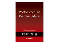 Canon Pro Premium PM-101 - Mat lisse - 310 micromètres - Super A3/B (330 x 483 mm) - 210 g/m² - 20 feuille(s) papier photo - pour PIXMA PRO-1, PRO-10, PRO-100 8657B007
