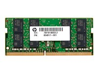 HP - DDR4 - module - 16 Go - SO DIMM 260 broches - 2666 MHz / PC4-21300 - 1.2 V - mémoire sans tampon - non ECC - promo - pour Elite Slice G2 (SO-DIMM); EliteDesk 705 G4 (SO-DIMM), 705 G5 (SO-DIMM), 800 G4 (SO-DIMM), 800 G5 (SO-DIMM); EliteOne 1000 G1, 1000 G2, 800 G4, 800 G5, 800 G6; ProDesk 400 G5 (SO-DIMM), 405 G4 (SO-DIMM), 600 G4 (SO-DIMM); ProOne 400 G4, 400 G6, 440 G5, 440 G6, 600 G5 3TK84AT