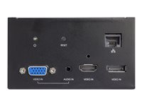 StarTech.com Audio / Video Module for Conference Table Connectivity Box - Support de fixation - RJ-45, mini-téléphone 3,5 mm, HDMI, DisplayPort, VGA - noir - pour P/N: BEZ4MOD, BOX4MODULE MOD4AVHD