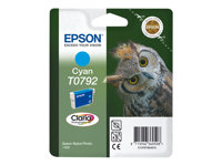 Epson T0792 - 11.1 ml - cyan - original - blister - cartouche d'encre - pour Stylus Photo 1500, P50, PX650, PX660, PX710, PX720, PX730, PX800, PX810, PX820, PX830 C13T07924010