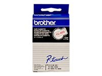 Brother - Blanc, rouge - Rouleau (1,2 cm x 7,7 m) 1 unités bande imprimante - pour P-Touch PT-15, PT-20, PT-2000, PT-3000, PT-500, PT-5000, PT-6, PT-8, PT-8E TC202