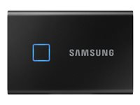 Samsung T7 Touch MU-PC500K - SSD - chiffré - 500 Go - externe (portable) - USB 3.2 Gen 2 (USB-C connecteur) - AES 256 bits - noir MU-PC500K/WW