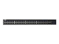 Dell ProSupport Plus X1052 - Commutateur - C2+ - Géré - 48 x 10/100/1000 + 4 x 10 Gigabit SFP+ - Montable sur rack 210-AEIO