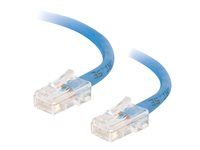 C2G Câble de raccordement réseau Cat5e non amorcé non blindé (UTP) - Cordon de raccordement - RJ-45 (M) pour RJ-45 (M) - 20 m - UTP - CAT 5e - bloqué, uniboot - bleu 83029