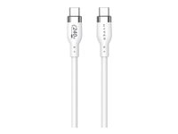 HyperJuice - Câble USB - 24 pin USB-C (M) pour 24 pin USB-C (M) - USB 2.0 - 2 m - gamme de puissance étendue (EPR), Alimentation USB (240 W) - blanc HJ4002WHGL